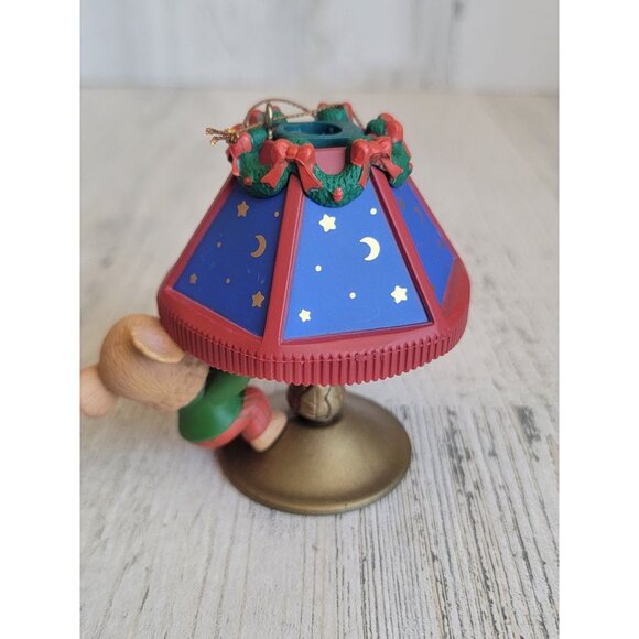 Vintage House of Lloyd lamp lighted mouse ornament Xmas - Picture 5 of 9